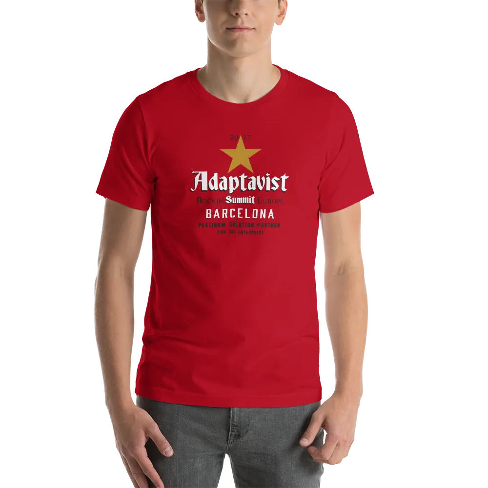 Adaptavist Barcelona Summit 2017 Design T-Shirt CB1