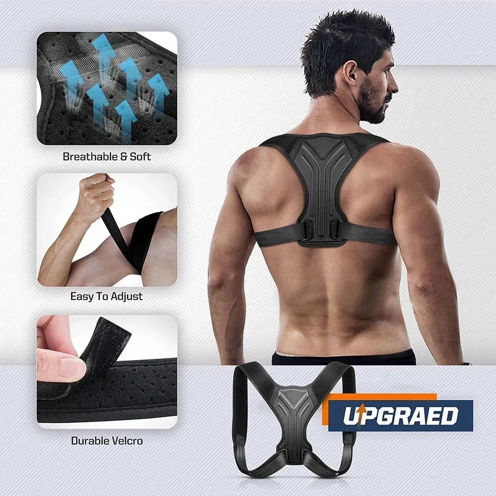 Adjustable Posture Corrector Belt - Back, Shoulder, Home Office, and Sports