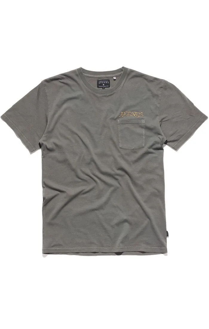 Afends Mens Circles - Standard Fit Pocket Tee