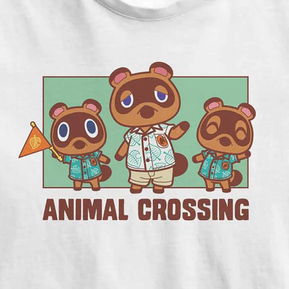 Animal Crossing Childrens/Kids Nook Family T-Shirt