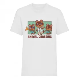 Animal Crossing Childrens/Kids Nook Family T-Shirt