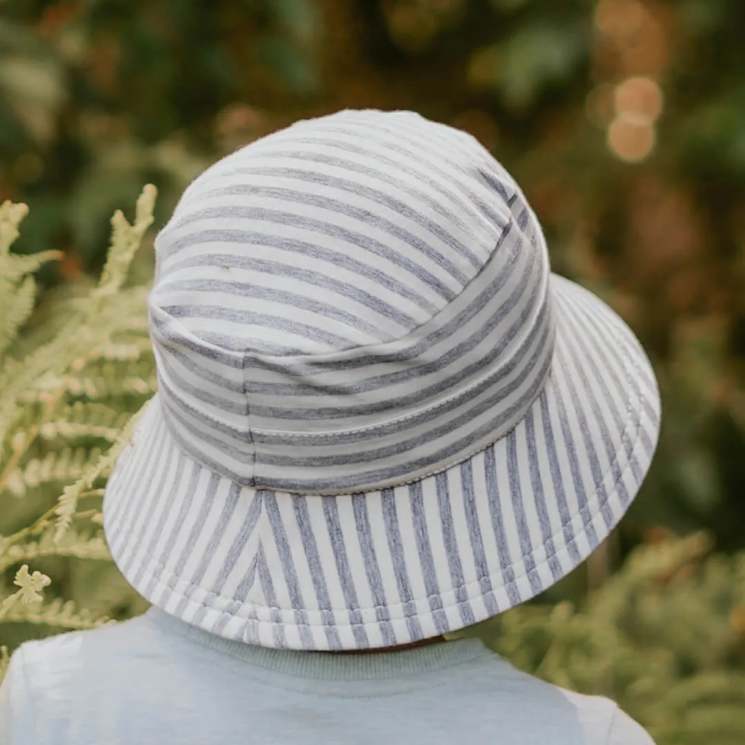 Bedhead Grey Stripe Bucket Hat