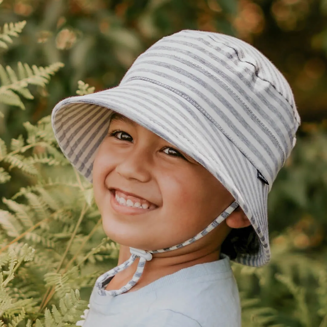 Bedhead Grey Stripe Bucket Hat