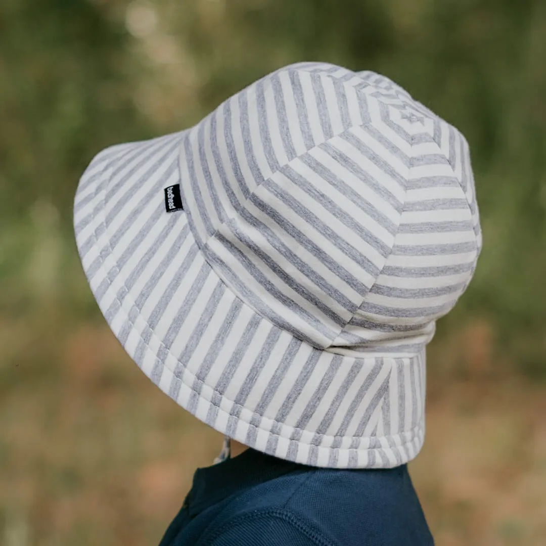 Bedhead Grey Stripe Bucket Hat