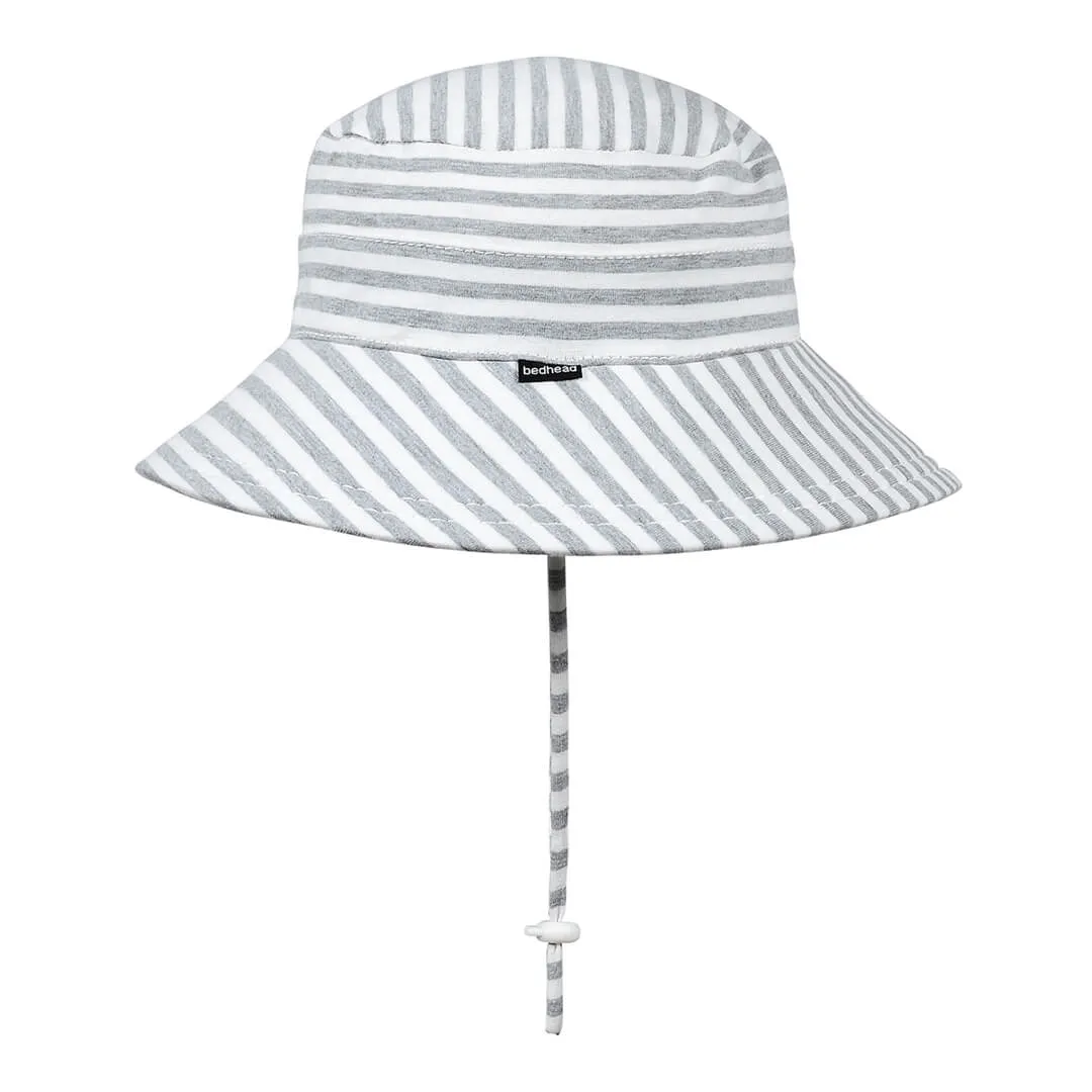 Bedhead Grey Stripe Bucket Hat