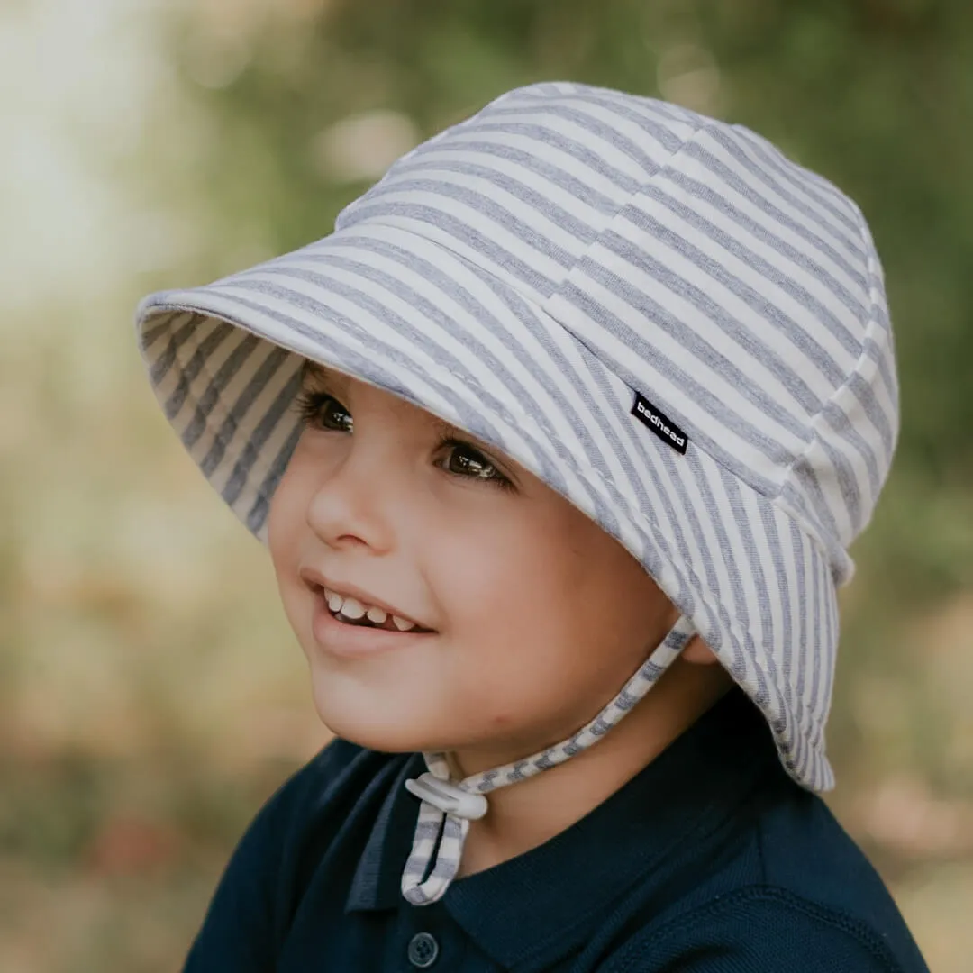 Bedhead Grey Stripe Bucket Hat