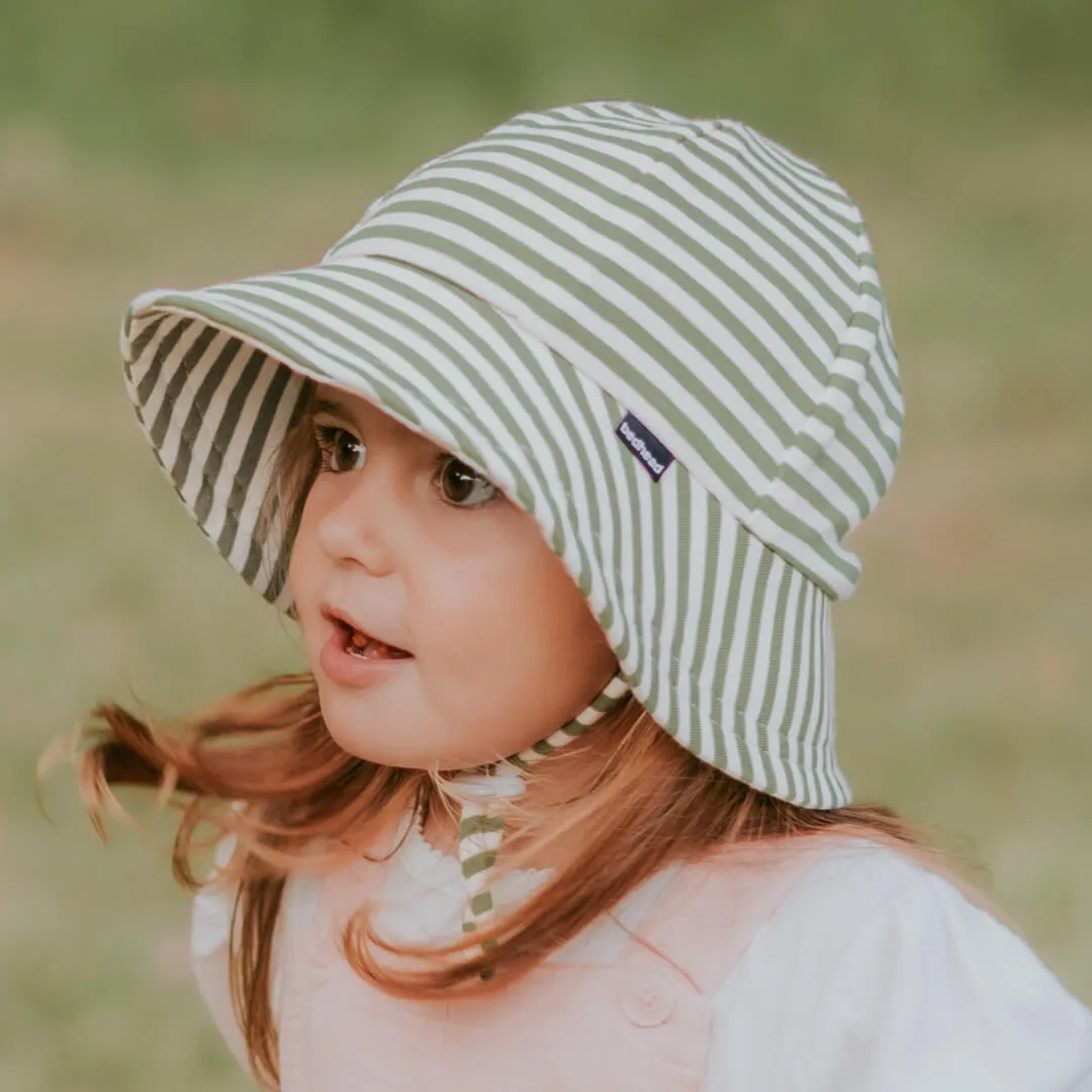 Bedhead Khaki Stripe Bucket Hat