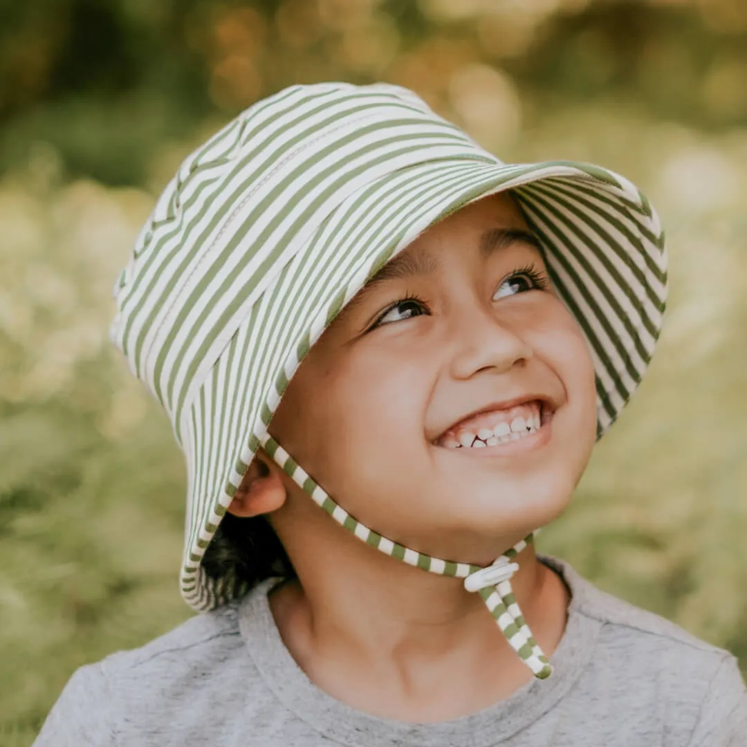 Bedhead Khaki Stripe Bucket Hat