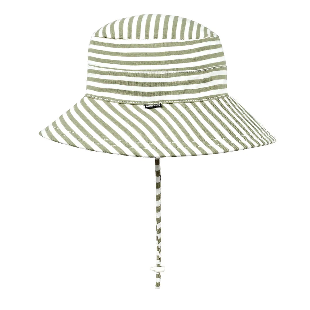 Bedhead Khaki Stripe Bucket Hat