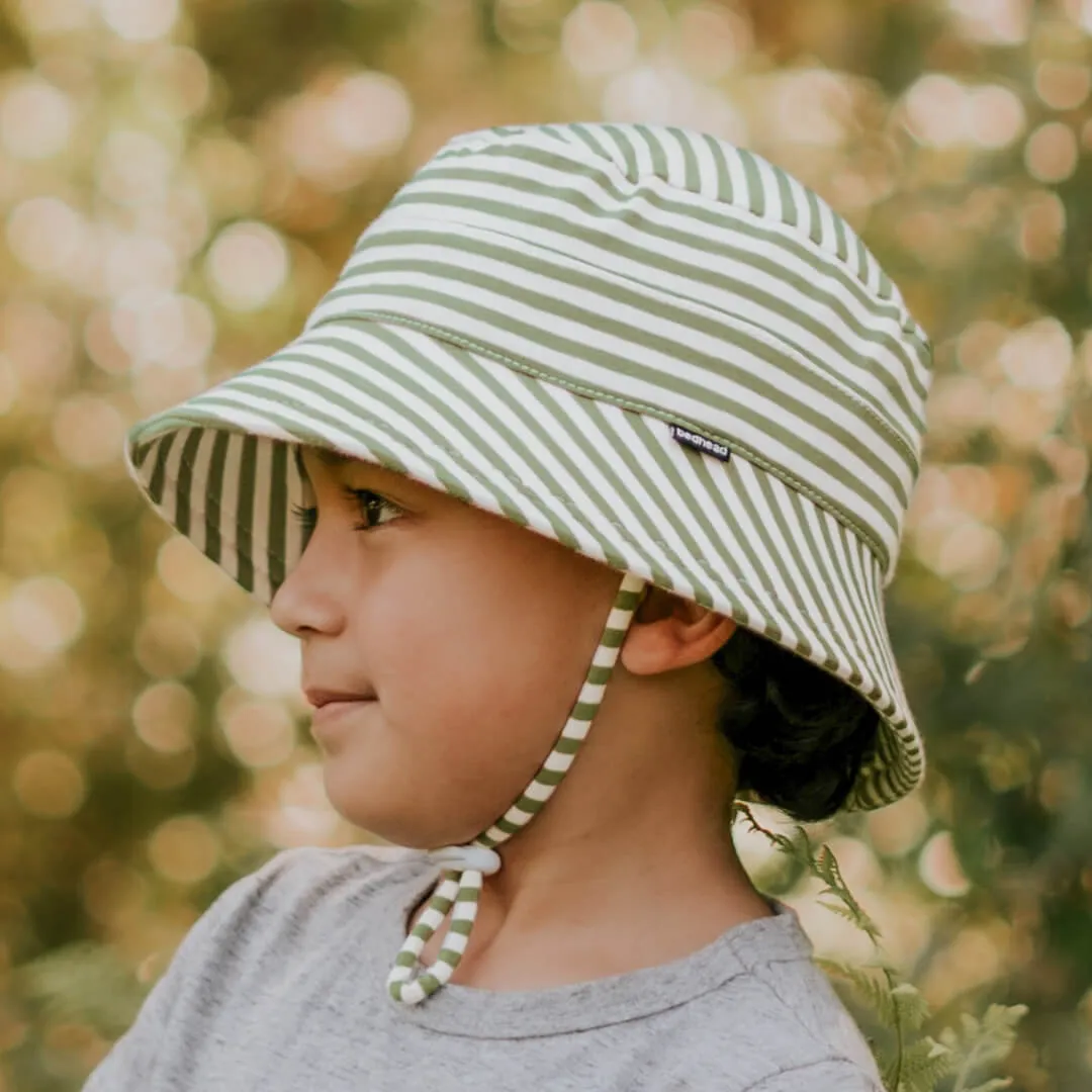 Bedhead Khaki Stripe Bucket Hat