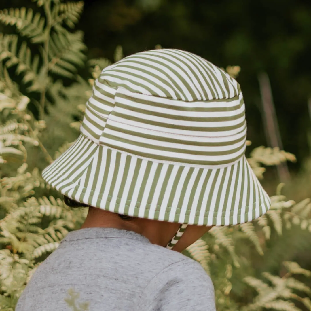 Bedhead Khaki Stripe Bucket Hat