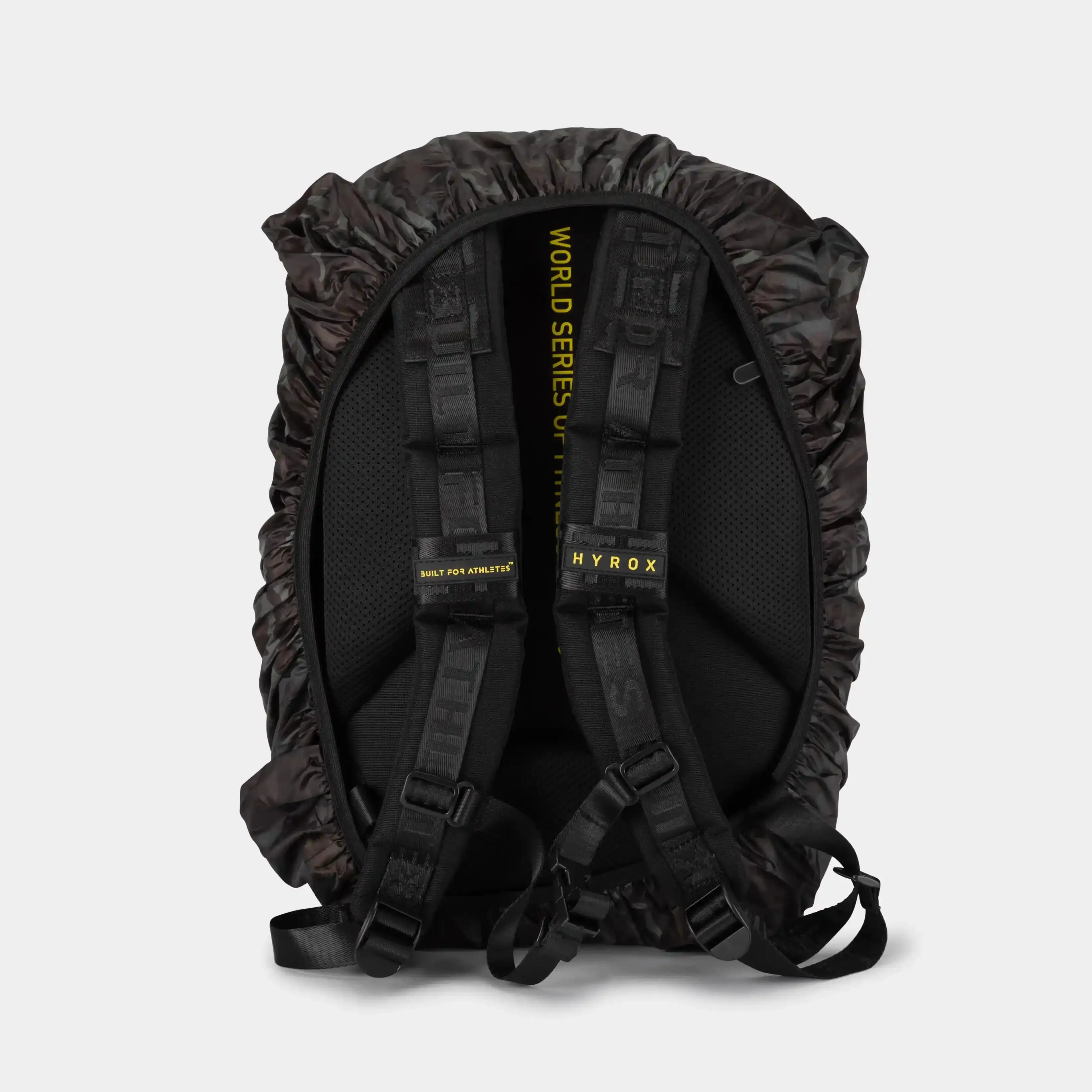 Black Camo Waterproof Backpack Cover