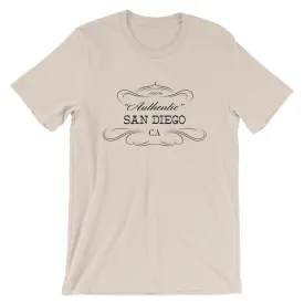 California - San Diego CA - Short-Sleeve Unisex T-Shirt - "Authentic"