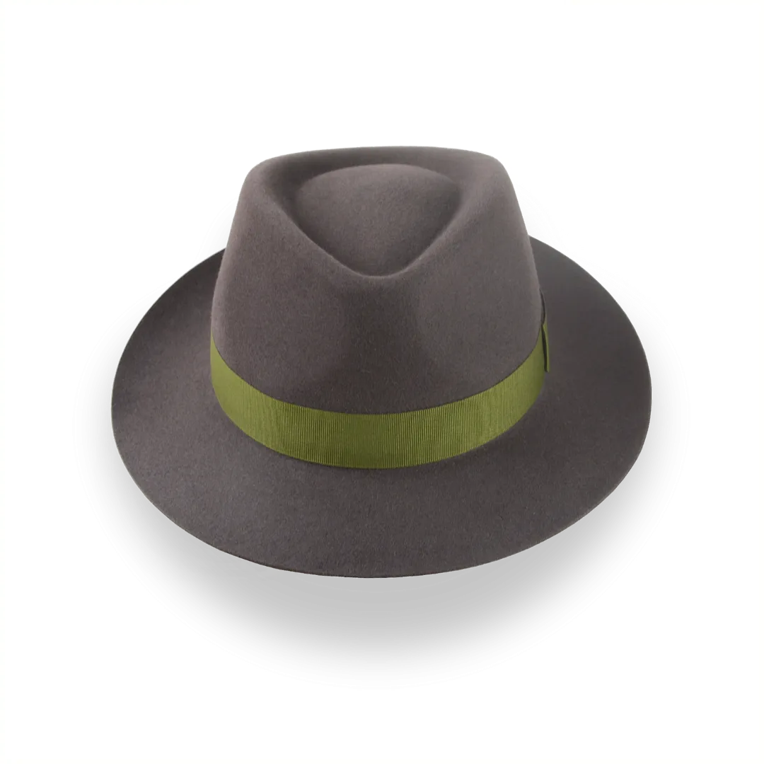 Caribou Grey Casual Fedora for Men | The Cooper