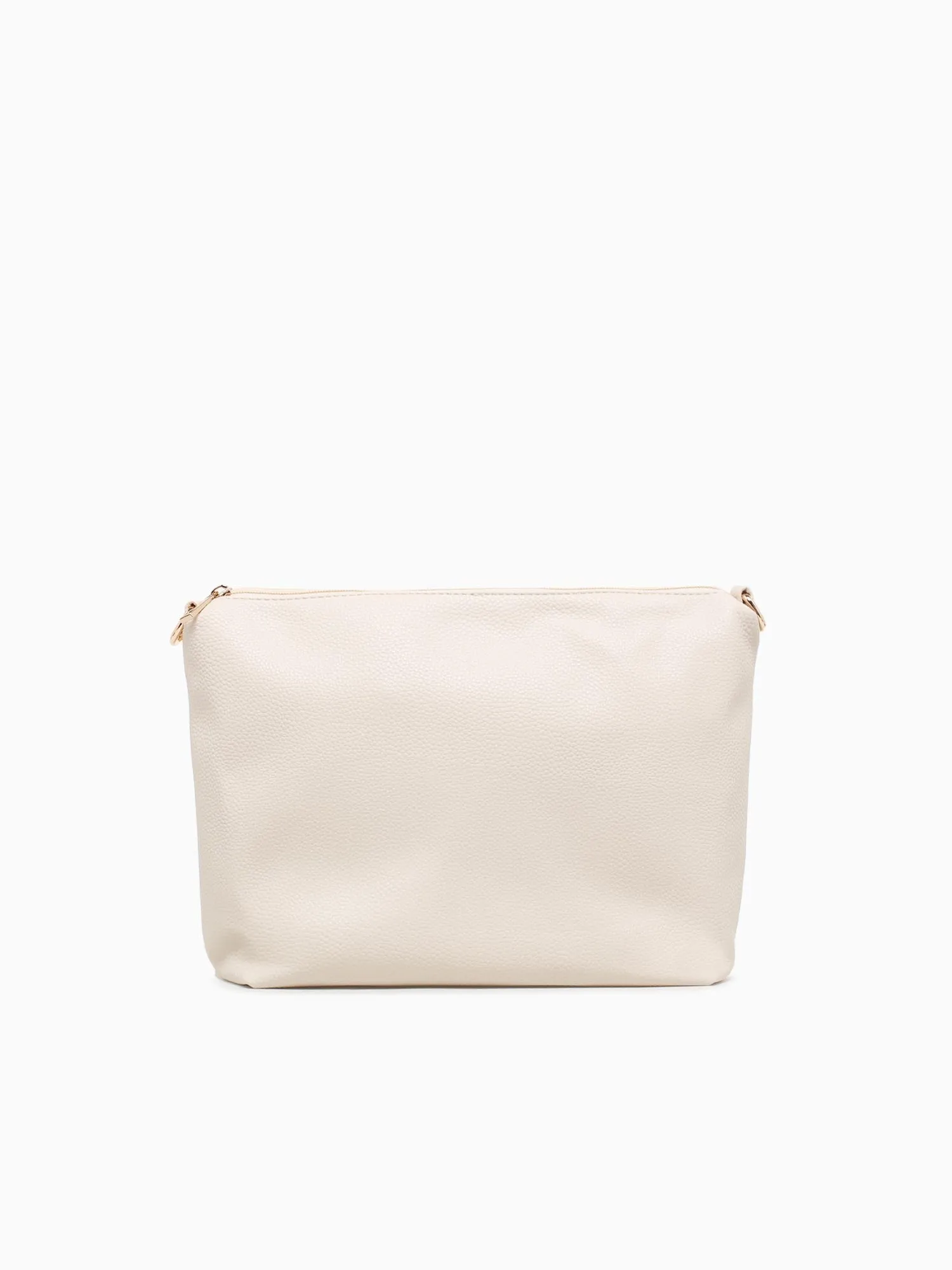 Convertible Tote Gold Off white