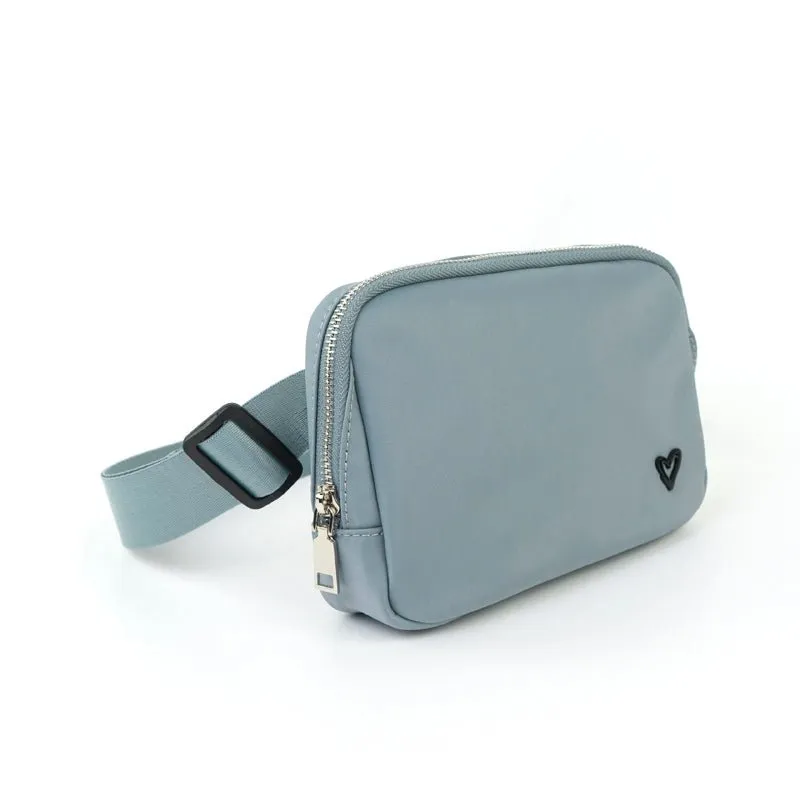 Dixie Nylon Belt/Crossbody Bag -  Cerulean Blue