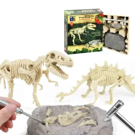 Educational Dinosaur Fossil Excavation Toys Archaeological Dig Toy DIY Assembly Model Toys for Children Kids Gifts Toy