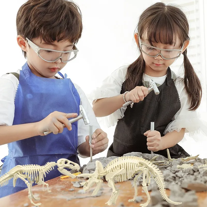 Educational Dinosaur Fossil Excavation Toys Archaeological Dig Toy DIY Assembly Model Toys for Children Kids Gifts Toy