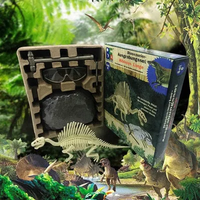 Educational Dinosaur Fossil Excavation Toys Archaeological Dig Toy DIY Assembly Model Toys for Children Kids Gifts Toy