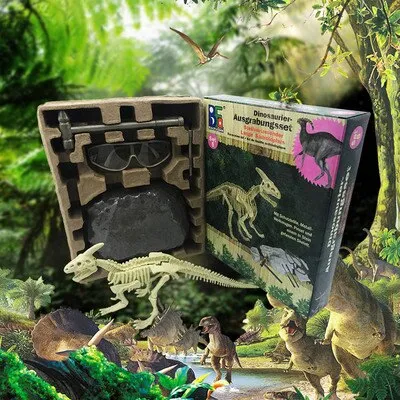 Educational Dinosaur Fossil Excavation Toys Archaeological Dig Toy DIY Assembly Model Toys for Children Kids Gifts Toy