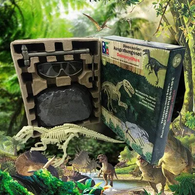 Educational Dinosaur Fossil Excavation Toys Archaeological Dig Toy DIY Assembly Model Toys for Children Kids Gifts Toy