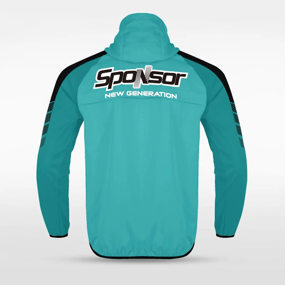 Embrace Wind Stopper - Customized Men's Sublimated Full-Zip Waterproof