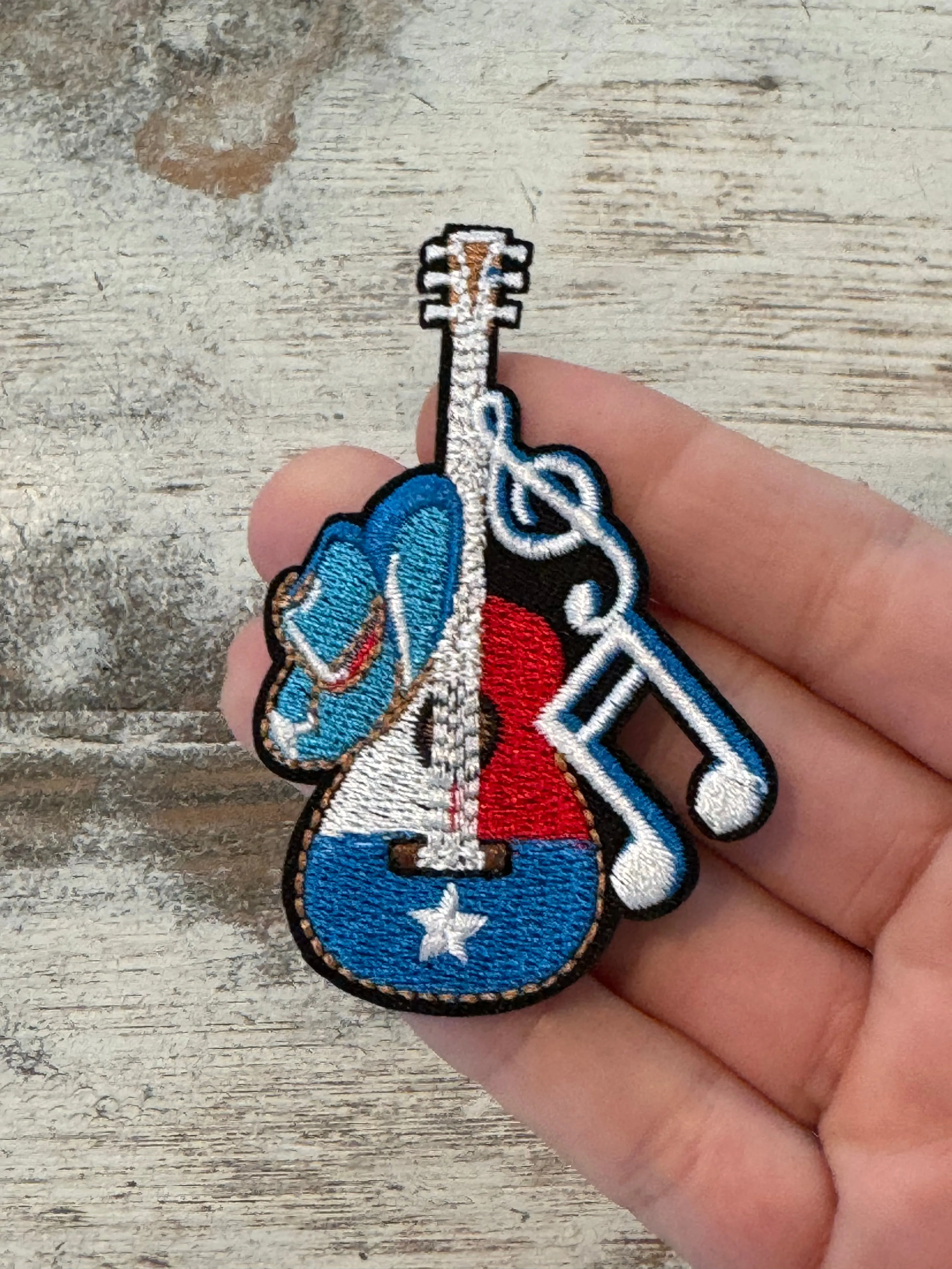 Guitar Iron On Patches