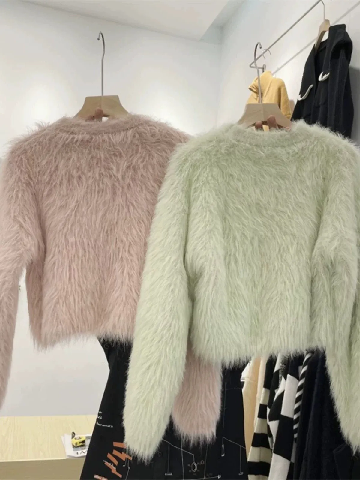 Harriet Mohair Fur Detailed Soft Sweater