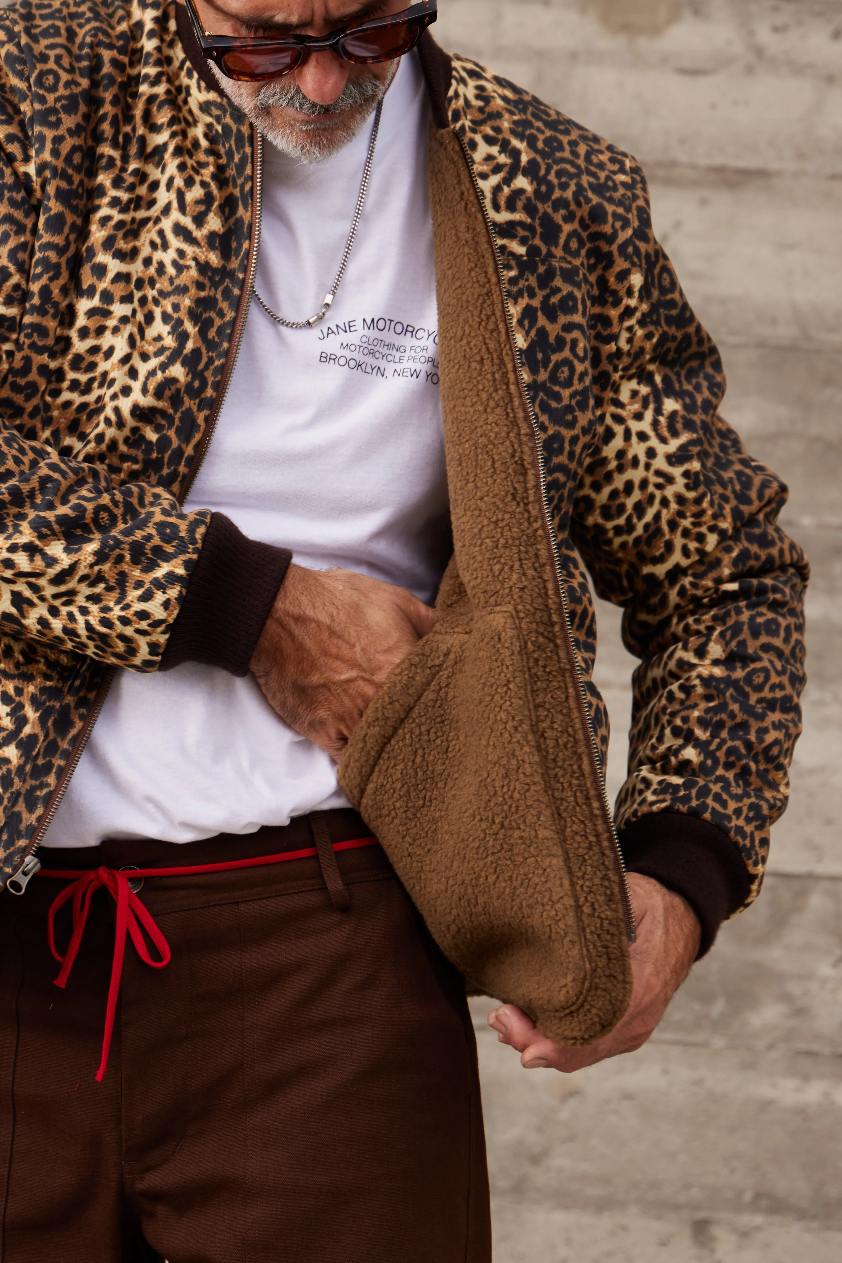 Humboldt Polartec® Liner Reversible Jacket - Leopard Print