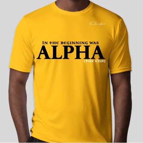 In The Beginning Was Alpha T-Shirt