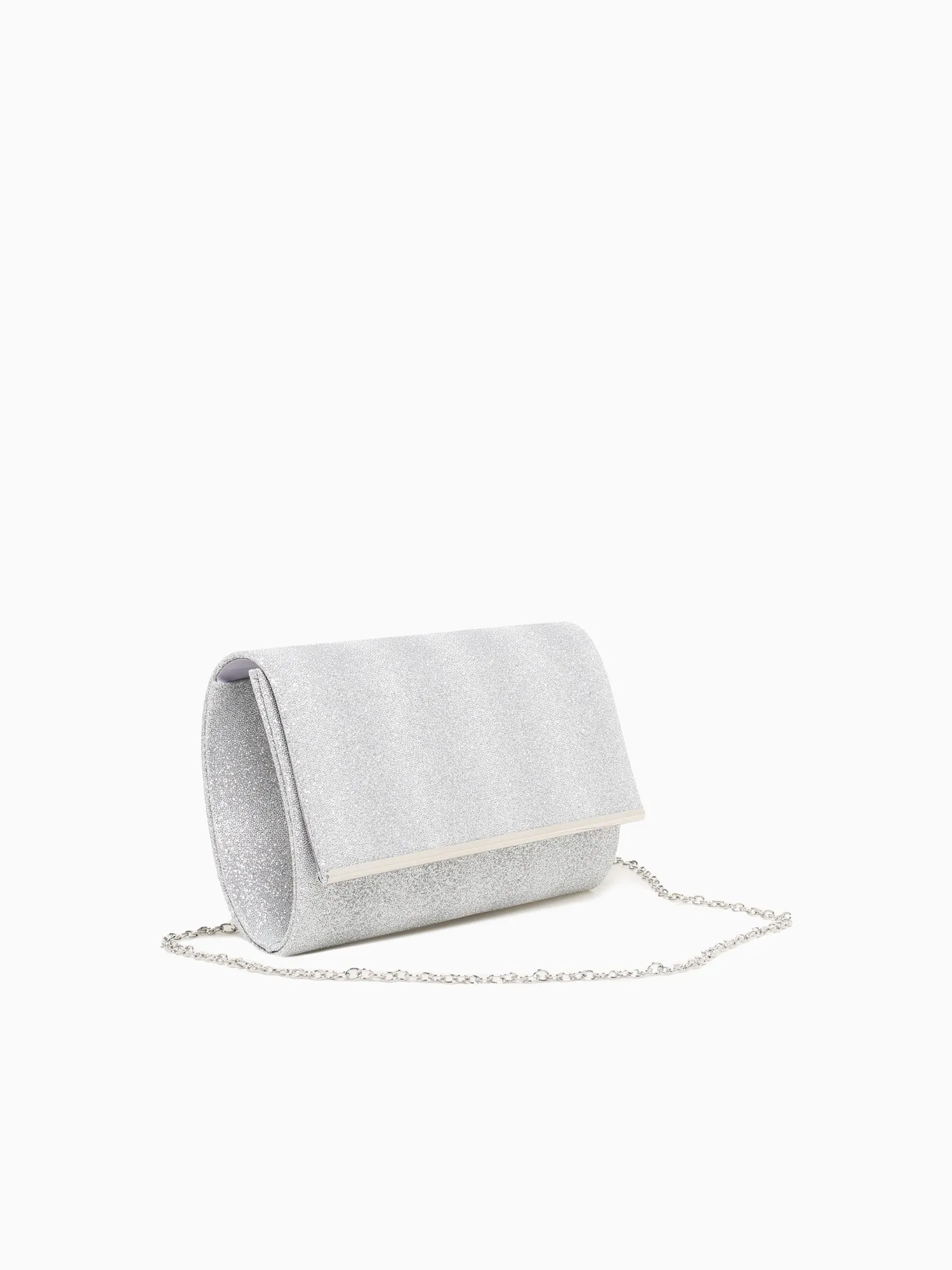 Ivy Clutch Silver