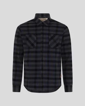 Jackson Flannel Shirt Men Blue Check