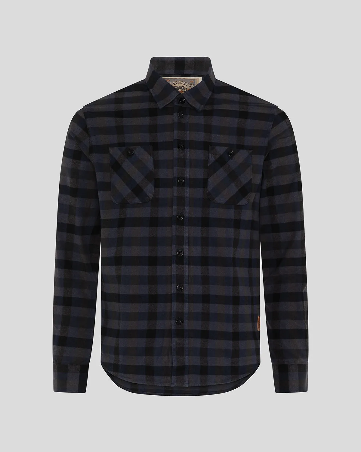 Jackson Flannel Shirt Men Blue Check