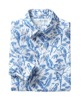 Kids' Linen Shirt PARROT