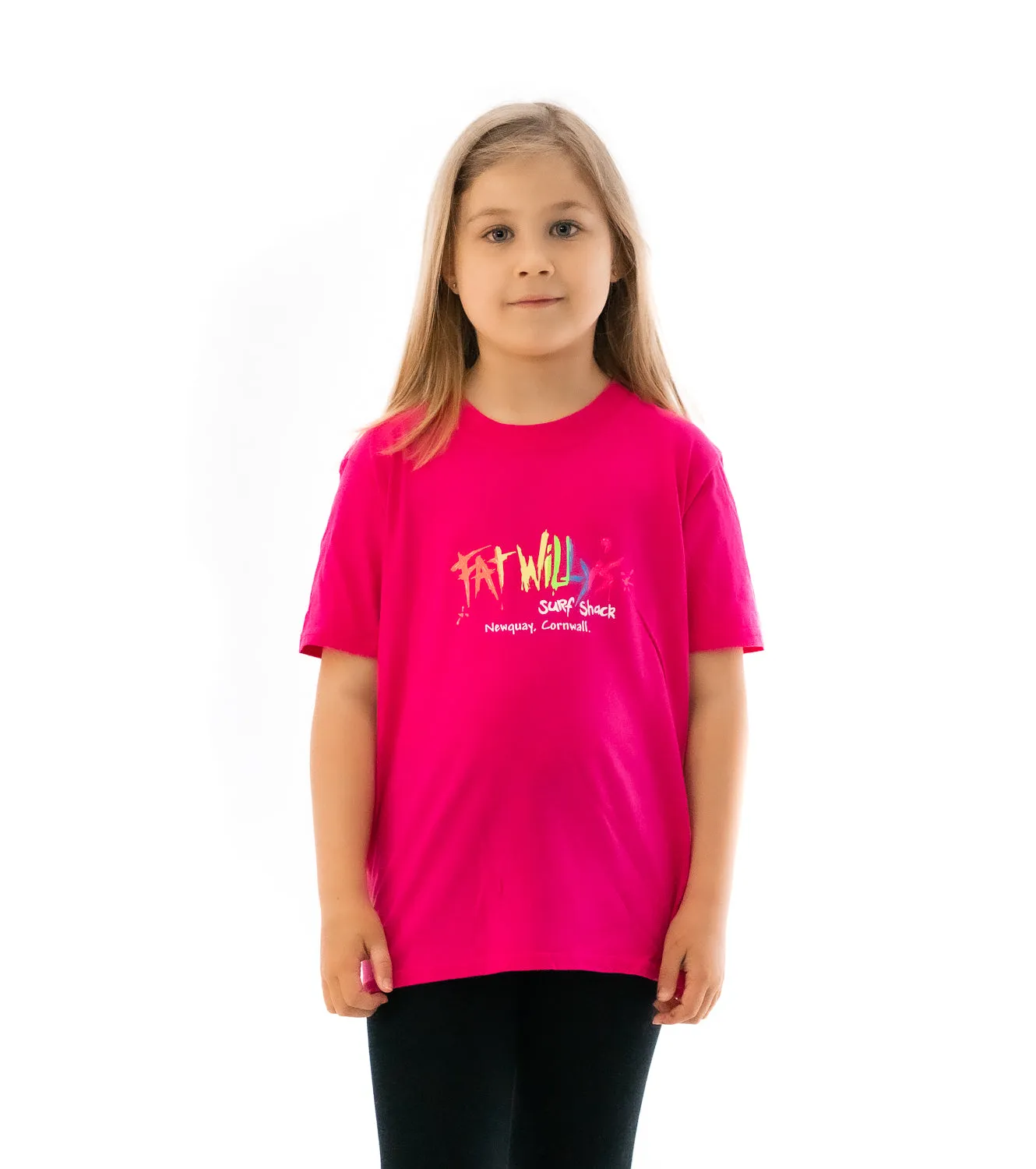 Kids Tee Fuchsia Pink