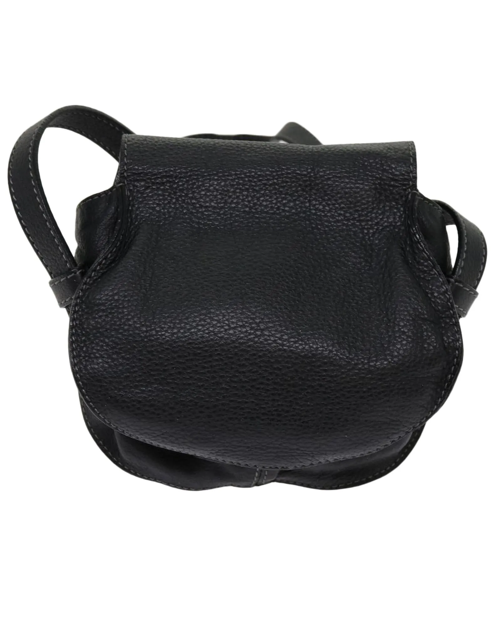 Leather Shoulder Bag with Adjustable Strap and Subtle Wear - Spain Made