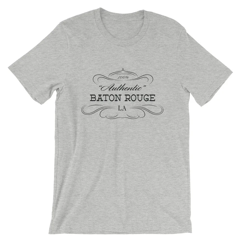 Louisiana - Baton Rouge LA - Short-Sleeve Unisex T-Shirt - "Authentic"