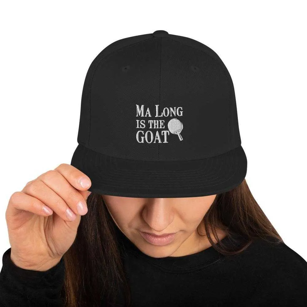 Ma Long is The GOAT Snapback Hat