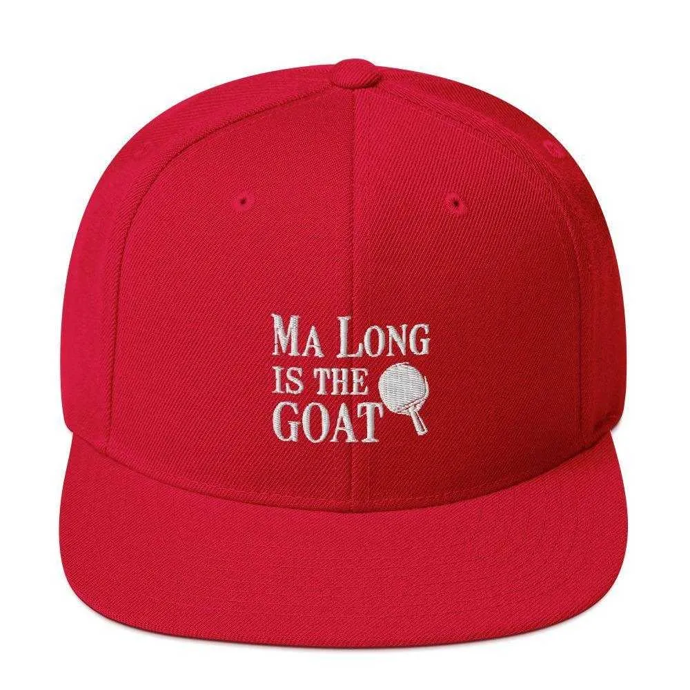 Ma Long is The GOAT Snapback Hat