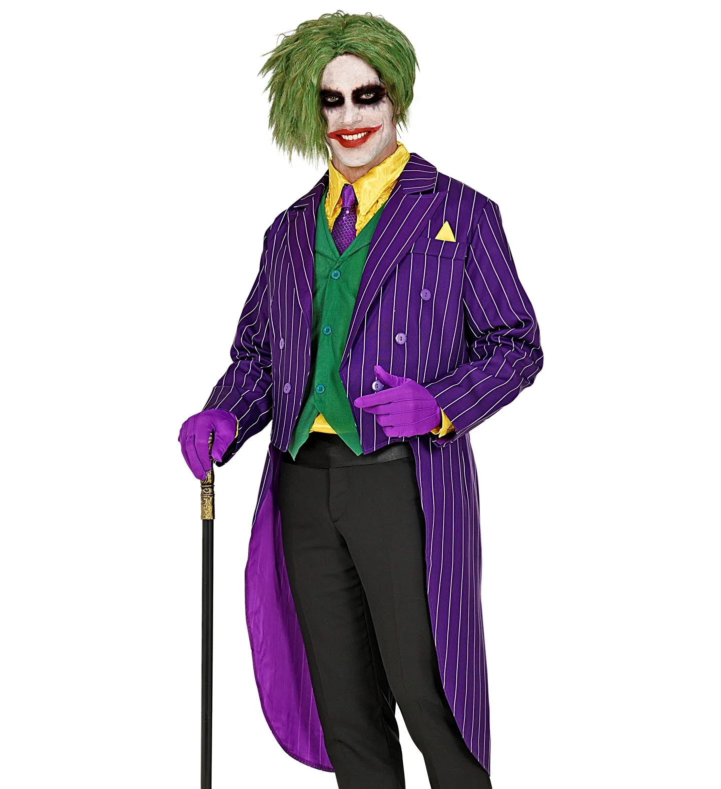 Mad Joker Arkham Tailcoat Costume Men's