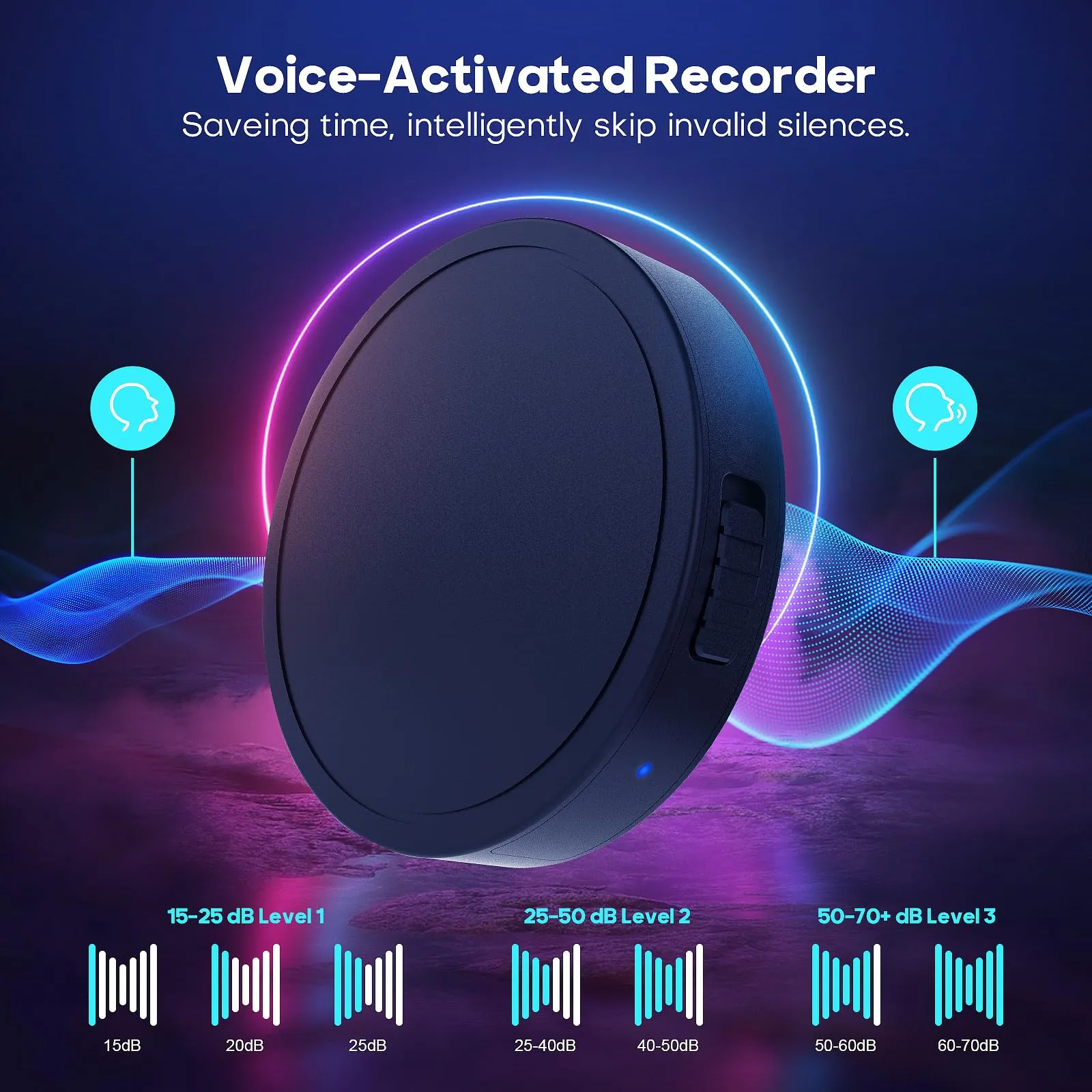 Magnetic Voice Activated Recorder