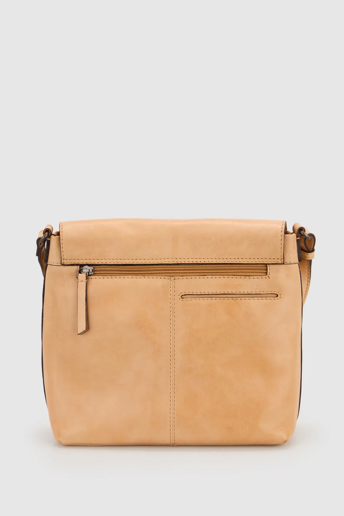 Maya Leather Flap Crossbody Bag