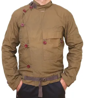 Men Brown Cotton Jacket