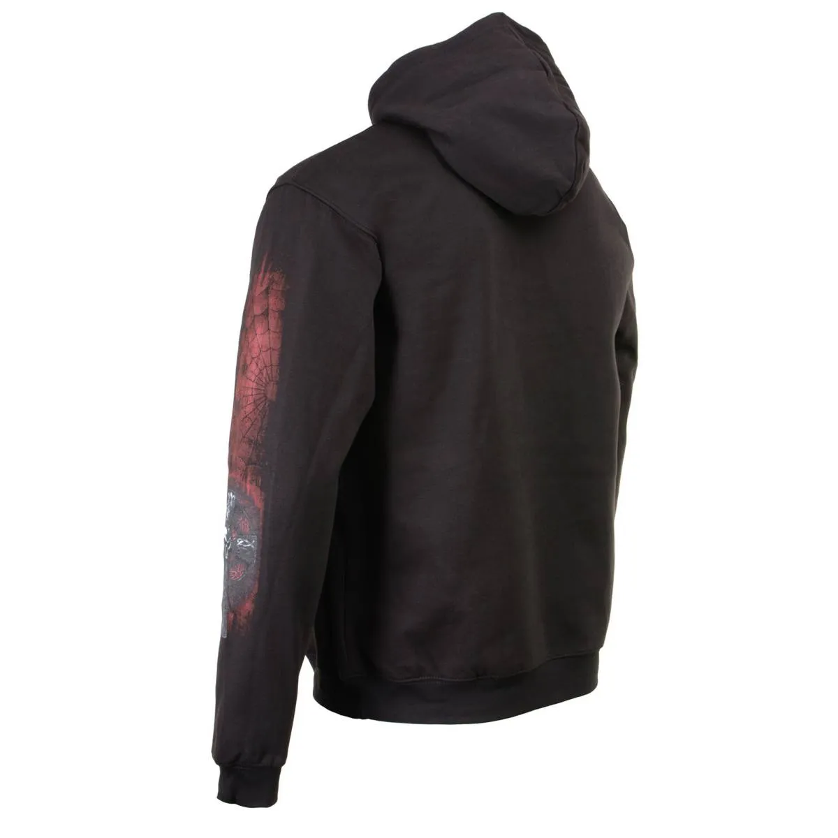 Milwaukee Leather MPMH118000 Men’s ‘Celtic Cross Pocket’ Black Hoodie