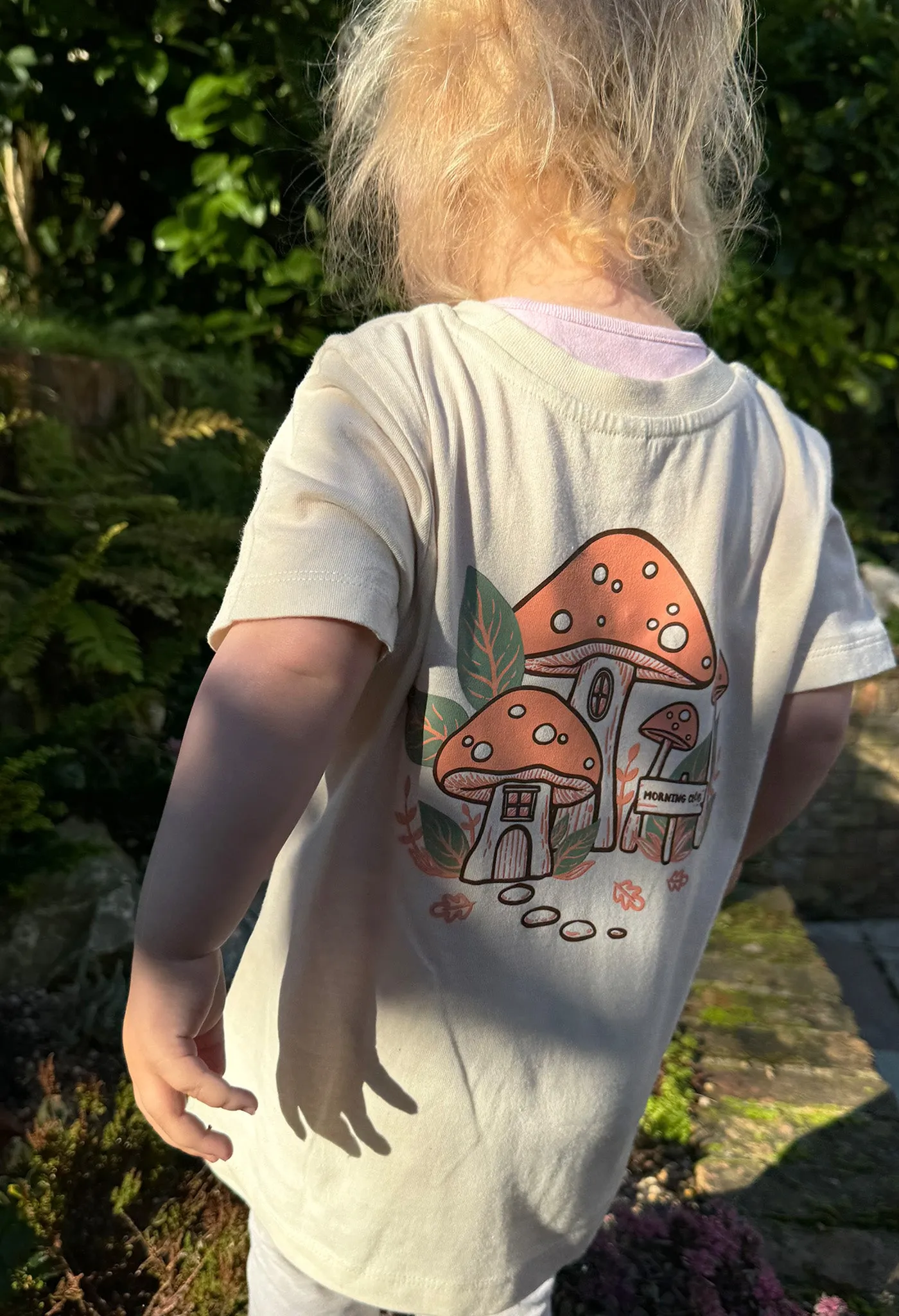 Mushroom House Organic Cotton Childrens T-Shirt