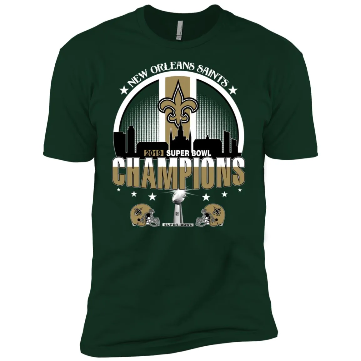 Nfl – New Orleans Saints 2019 Super Bowl Champions Football Men Short Sleeve T-Shirt