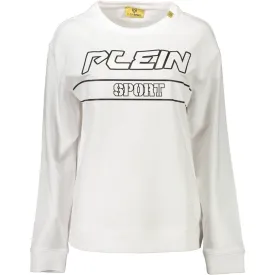 Plein Sport White Cotton Women Sweater