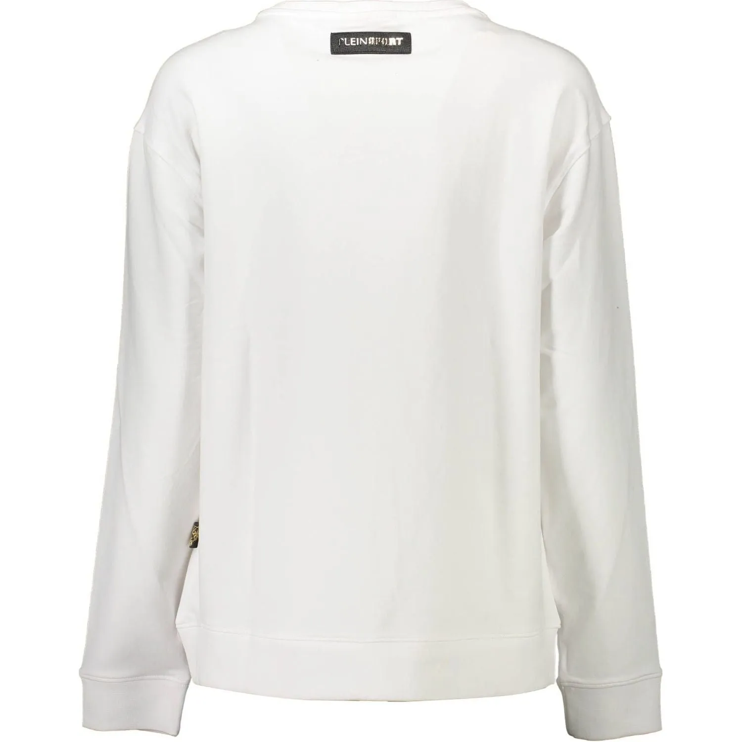 Plein Sport White Cotton Women Sweater