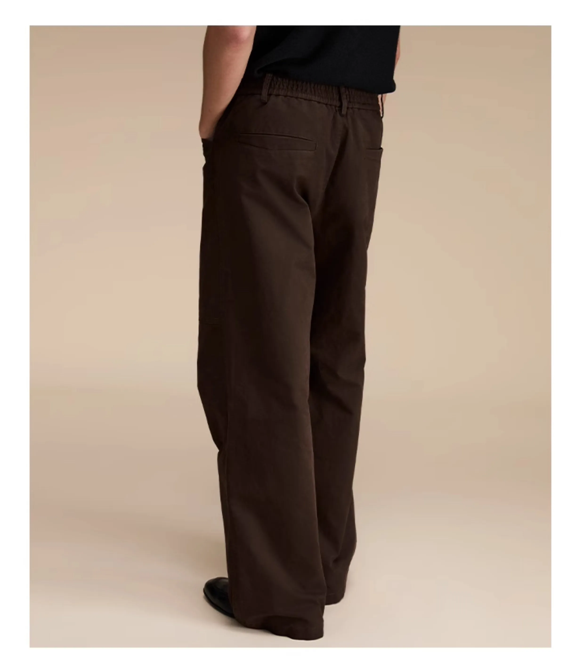 Retro wash casual pants