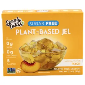 Simply Delish Peach Vegan Jel .7oz